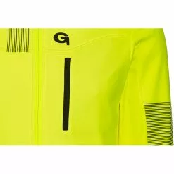 Gonso Valaff Softshell Jacke Herren Gelb -Günstiges Fahrradjacken Geschäft gonso valaff softshell jacket men safety yellow black 3