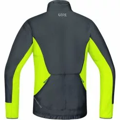 GOREWEAR C5 Gore Windstopper Thermo Trail Jacke Herren Schwarz/gelb -Günstiges Fahrradjacken Geschäft gore wear c5 gore windstopper thermo trail jacke herren black neon yellow 2