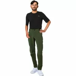GOREWEAR C5 Partial GTX Infinium Trail Hose Herren Oliv -Günstiges Fahrradjacken Geschäft gore wear c5 partial gtx infinium trail pants men utility green 4