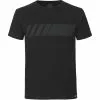GripGrab Racing Stripe Kurzarm T-Shirt Bio Baumwolle Schwarz