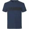 GripGrab Racing Stripe Kurzarm T-Shirt Bio Baumwolle Blau