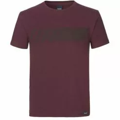 GripGrab Racing Stripe Kurzarm T-Shirt Bio Baumwolle Rot