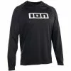 ION Logo Langarm Tee Schwarz