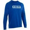 ION Logo Langarm Tee Blau
