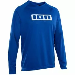ION Logo Langarm Tee Blau