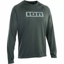 ION Logo Langarm Tee Grau