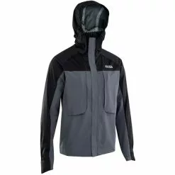 ION Shelter Jacke 3L Hybrid Schwarz/grau
