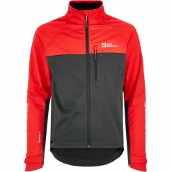 Jack Wolfskin Morobbia Jacke Herren Grau/rot