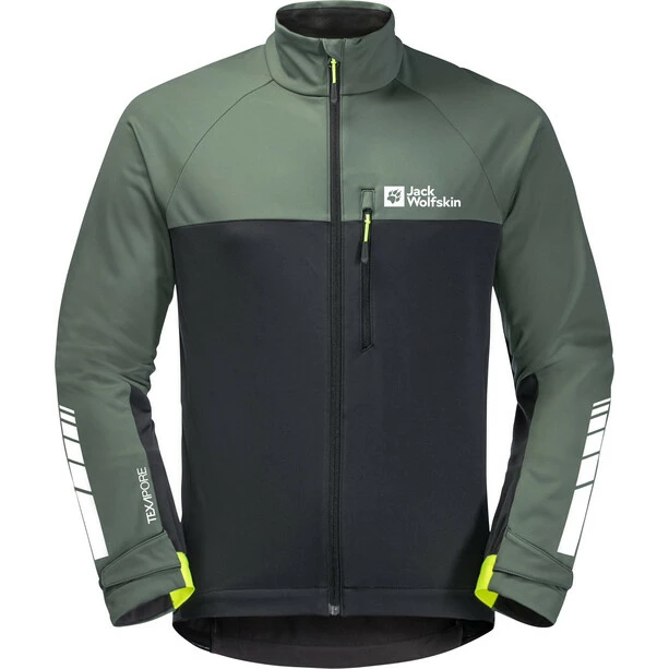 Jack Wolfskin Morobbia Jacke Herren Schwarz/grün 1 Jack Wolfskin Morobbia Jacke Herren Schwarz/grün
