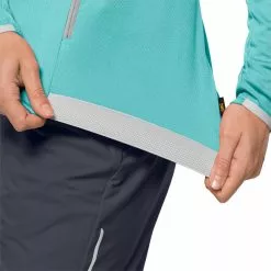 Jack Wolfskin Tourer Midlayer Jacke Damen Türkis -Günstiges Fahrradjacken Geschäft jack wolfskin tourer mid layer jacket women peppermint 5