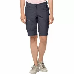 Jack Wolfskin Tourer Shorts Damen Grau -Günstiges Fahrradjacken Geschäft jack wolfskin tourer shorts women graphite 3