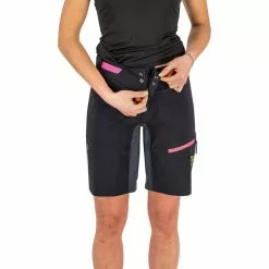 Karpos Val Viola Shorts Damen Schwarz -Günstiges Fahrradjacken Geschäft karpos val viola shorts women black dark grey 5