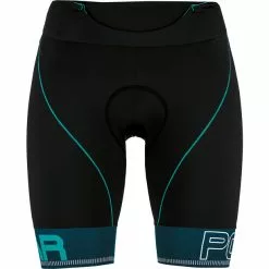 Karpos Verve Evo Shorts Damen Schwarz/türkis