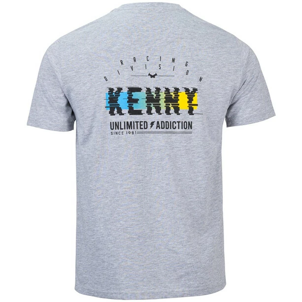 KENNY Glitch T-Shirt Herren Grau 3 KENNY Glitch T-Shirt Herren Grau – Bild 3