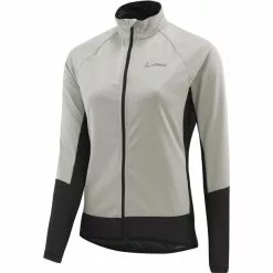Löffler Löffler Alpha II WS Light Fahrradjacke Damen Grau/schwarz