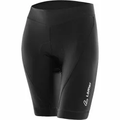 Löffler Löffler Hotbond Fahrradtights Damen Schwarz