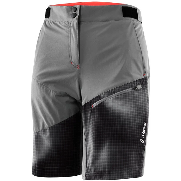Löffler Löffler Pace-E ASSL Fahrradshorts Damen Grau 1 Löffler Löffler Pace-E ASSL Fahrradshorts Damen Grau