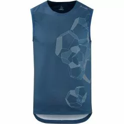 Löffler Löffler Vent Print Tank Top Herren Blau