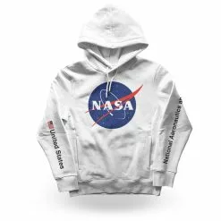 Loose Riders Technical Nasa Fleece Hoodie Herren Weiß