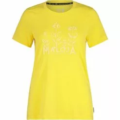 Maloja CuragliaM. Multi 1/2 T-Shirt Damen Gelb