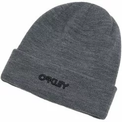 Oakley B1B Logo Beanie-Mütze Grau