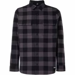 Oakley Bear Cozy Flannel Hemd Herren Schwarz -Günstiges Fahrradjacken Geschäft oakley bear cozy flannel shirt men black 3