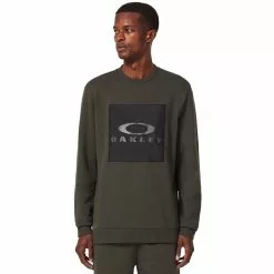 Oakley Blocked Camo O-Bark Sweatshirt Herren Oliv -Günstiges Fahrradjacken Geschäft oakley blocked camo o bark sweatshirt men new dark brush 4