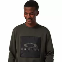 Oakley Blocked Camo O-Bark Sweatshirt Herren Oliv -Günstiges Fahrradjacken Geschäft oakley blocked camo o bark sweatshirt men new dark brush 6