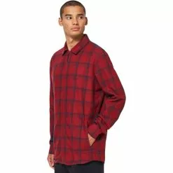 Oakley Bonfire Full-Zip Hemd Herren Rot -Günstiges Fahrradjacken Geschäft oakley bonfire fz shirt men red 3