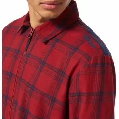 Oakley Bonfire Full-Zip Hemd Herren Rot -Günstiges Fahrradjacken Geschäft oakley bonfire fz shirt men red 5