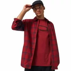 Oakley Bonfire Full-Zip Hemd Herren Rot -Günstiges Fahrradjacken Geschäft oakley bonfire fz shirt men red 6