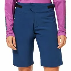 Oakley Factory Pilot Lite Shorts Damen Blau -Günstiges Fahrradjacken Geschäft oakley factory pilot lite shorts women poseidon 4
