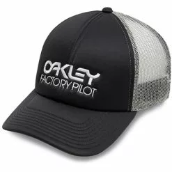 Oakley Factory Pilot Trucker Cap Herren Schwarz