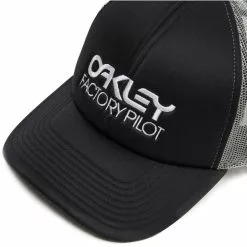 Oakley Factory Pilot Trucker Cap Herren Schwarz -Günstiges Fahrradjacken Geschäft oakley factory pilot trucker hat men blackout 3