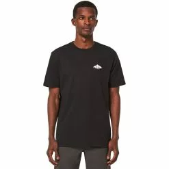 Oakley Peak Ellipse T-Shirt Herren Schwarz -Günstiges Fahrradjacken Geschäft oakley peak ellipse t shirt men blackout 4