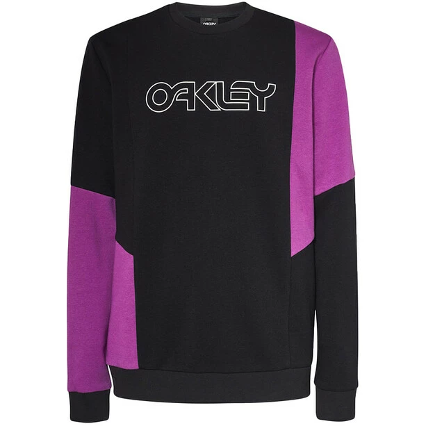 Oakley Throwback Crew RC Sweatshirt Herren Schwarz/lila 1 Oakley Throwback Crew RC Sweatshirt Herren Schwarz/lila
