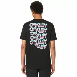 Oakley Twisted Wave B1B RC T-Shirt Herren Schwarz -Günstiges Fahrradjacken Geschäft oakley twisted wave b1b rc t shirt men blackout 5