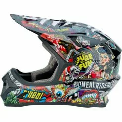 O'Neal Sonus Helm Jugend Schwarz/bunt -Günstiges Fahrradjacken Geschäft oneal sonus helmet youth crank multi 3