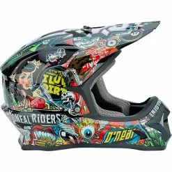 O'Neal Sonus Helm Jugend Schwarz/bunt -Günstiges Fahrradjacken Geschäft oneal sonus helmet youth crank multi 4