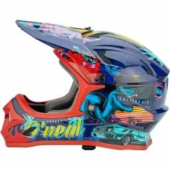 O'Neal Sonus Helm Jugend Rot/blau -Günstiges Fahrradjacken Geschäft oneal sonus helmet youth rex multi 3