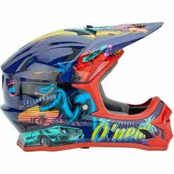 O'Neal Sonus Helm Jugend Rot/blau -Günstiges Fahrradjacken Geschäft oneal sonus helmet youth rex multi 4