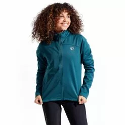 PEARL IZUMi Quest AmFIB Jacke Damen Petrol -Günstiges Fahrradjacken Geschäft pearl izumi quest amfib jacket women dark spruce 3