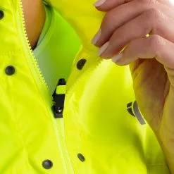 PEARL IZUMi Quest Barrier Convertible Jacke Damen Gelb -Günstiges Fahrradjacken Geschäft pearl izumi quest barrier convertible jacket women screaming yellow turbulence 5