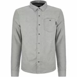PEARL IZUMi Rove Flannel Langarmhemd Herren Grau