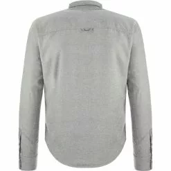 PEARL IZUMi Rove Flannel Langarmhemd Herren Grau -Günstiges Fahrradjacken Geschäft pearl izumi rove flannel ls shirt men smoke grey stone weave 4