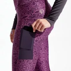 PEARL IZUMi Sugar Thermo Cycling Tights Damen Lila -Günstiges Fahrradjacken Geschäft pearl izumi sugar thermal cycling tights women nightshade thistle damask 6