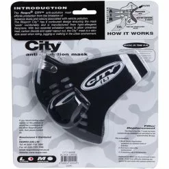 RESPRO City Anti-Pollution Maske Schwarz 5 RESPRO City Anti-Pollution Maske Schwarz -Günstiges Fahrradjacken Geschäft respro city anti pollution mask black 3