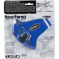 RESPRO Techno Anti-Pollution Maske Blau -Günstiges Fahrradjacken Geschäft respro techno anti pollution mask blue 3