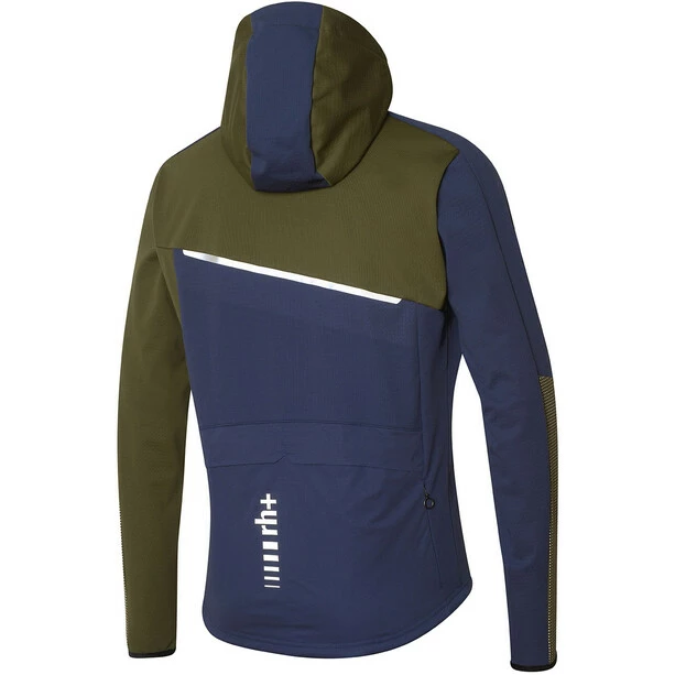 Rh+ Klyma Softshell Kapuzenjacke Herren Blau/grün 2 Rh+ Klyma Softshell Kapuzenjacke Herren Blau/grün – Bild 2