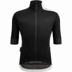 Santini Adapt Shell Kurzarm Regenjacke Herren Schwarz